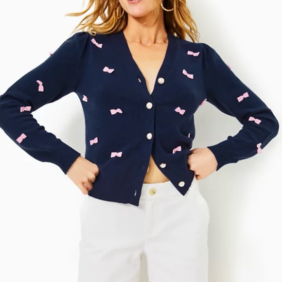 NWT NIB LILLY PULITZER 7" Shara Mid-Rise Stretch Short Resort White 16 - Picture 3 of 3